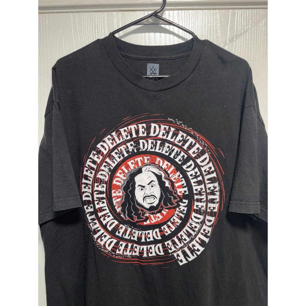MATT HARDY WWE Authentic Delete Delete Woken Warrior Black T-Shirt Men's XLARGE